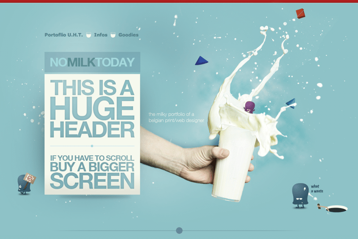 NO MILK TODAY
